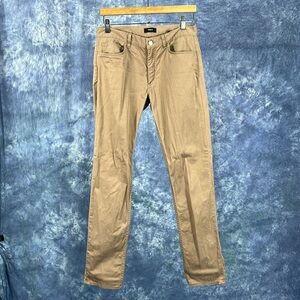 Theory Hayden Chino Tan Chino Pants Sz 31